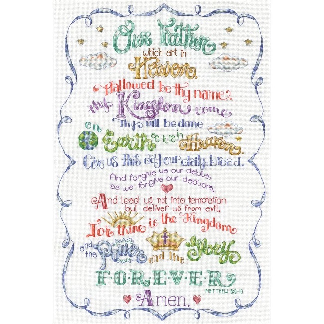 click here to view larger image of Lords Prayer (counted cross stitch kit)