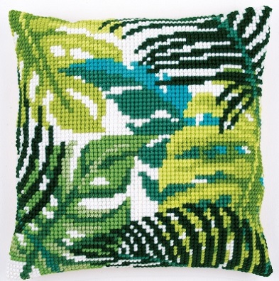 click here to view larger image of Botanical Cushion (needlepoint)
