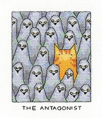 click here to view larger image of Antagonist, The - Simply Heritage (Aida) (counted cross stitch kit)