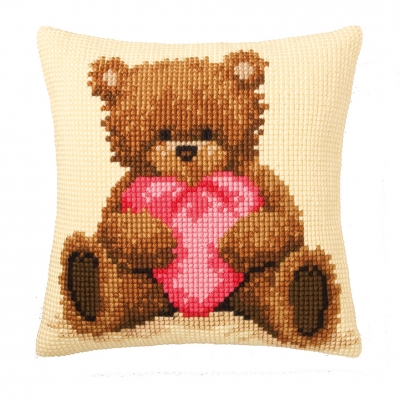 click here to view larger image of I Love You Cushion (needlepoint)
