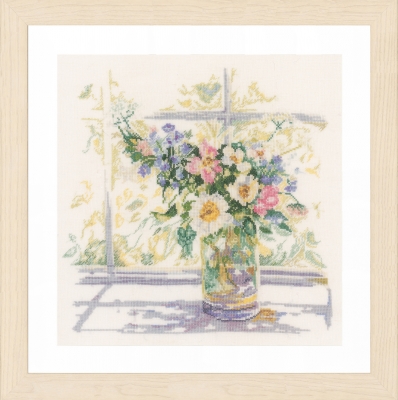 click here to view larger image of Bouquet of Flowers (counted cross stitch kit)