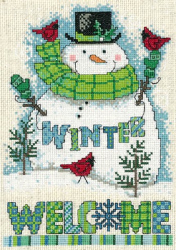 click here to view larger image of Winter Welcome Snowman (chart)