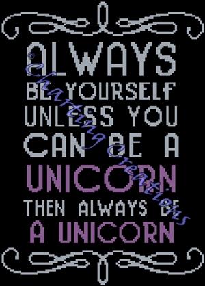 click here to view larger image of Always Be A Unicorn (chart)