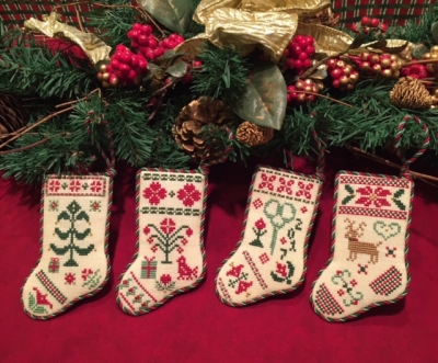 click here to view larger image of Christmas Stocking Ornaments (chart)