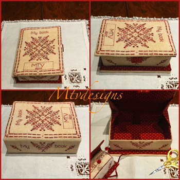 click here to view larger image of My Book Sewing Box (chart)