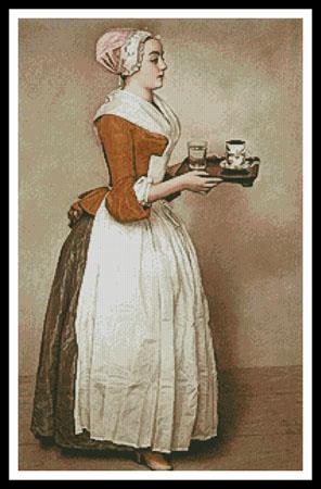 click here to view larger image of Chocolate Girl 2, The  (Jean-Etienne Liotard) (chart)