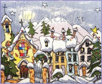 click here to view larger image of Christmas Village (chart)