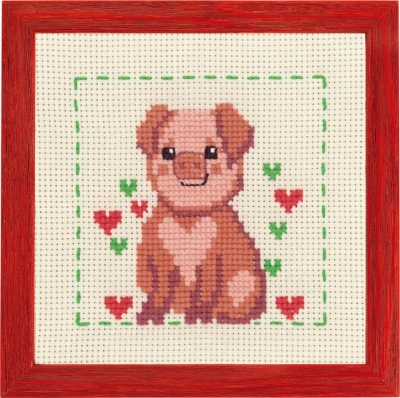 click here to view larger image of Pig (counted cross stitch kit)