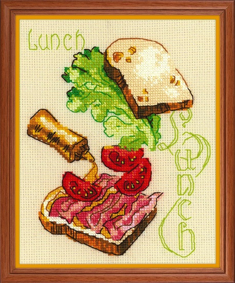 click here to view larger image of Lunch (counted cross stitch kit)