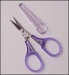 click here to view larger image of Lavender (Violet) Cotton Candy 3.25in Embroidery Scissors (accessory)