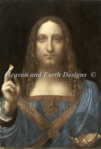 click here to view larger image of Salvator del Mundi - Leonardo da Vinci (chart)