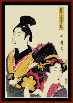 click here to view larger image of Courtesan and Samurai (chart)