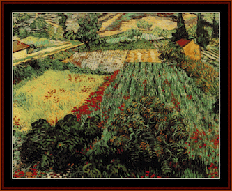 click here to view larger image of Field with Poppies (chart)