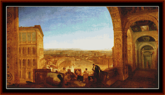 click here to view larger image of Rome, From the Vatican (chart)
