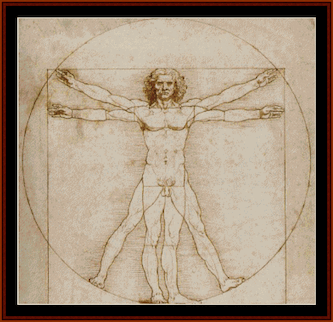 click here to view larger image of Vitruvian Man (chart)