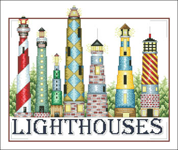 click here to view larger image of Lighthouses (chart)