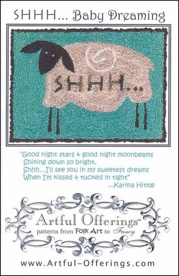 click here to view larger image of SHHH Baby Dreaming (Punchneedle) (Punchneedle)
