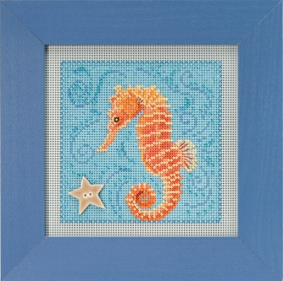 click here to view larger image of Seahorse (2018) (counted cross stitch kit)