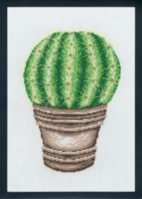 click here to view larger image of Gold Cactus (counted cross stitch kit)
