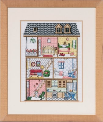 click here to view larger image of Dollhouse (counted cross stitch kit)