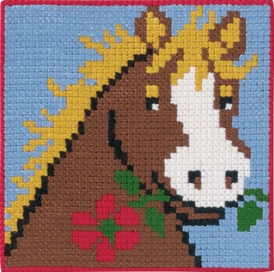 click here to view larger image of Horse - Childrens Kit (counted canvas kit)