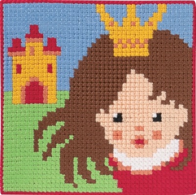 click here to view larger image of Princess - Childrens Kit (counted canvas kit)