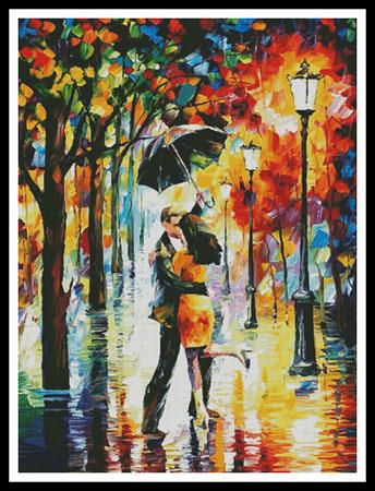 click here to view larger image of Dance Under The Rain (Large)  (Leonid Afremov) (chart)