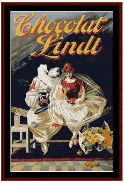 click here to view larger image of Chocolat Lindt - Vintage Poster (chart)