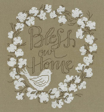 click here to view larger image of Bless Our Home (counted cross stitch kit)