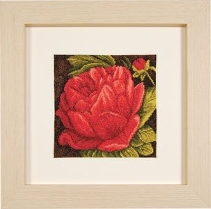 click here to view larger image of Peony (14ct) (counted cross stitch kit)