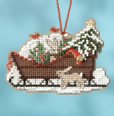 click here to view larger image of Woodland Sleigh Ride - Charmed Ornament (None Selected)