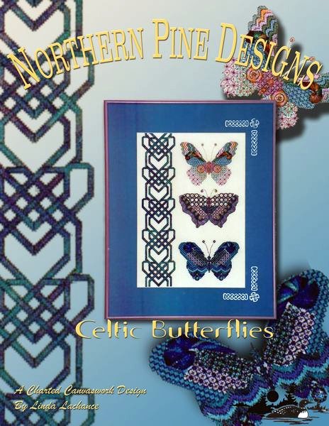 click here to view larger image of Celtic Butterflies (counted canvas chart)