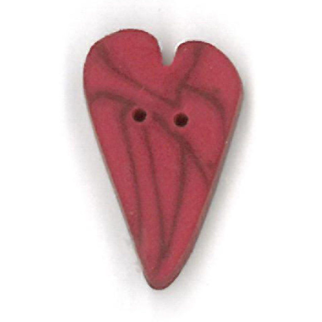 click here to view larger image of Red Velvet Heart - Medium (buttons)