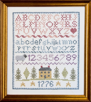 click here to view larger image of Colonial Sampler - Stamped Cross Stitch (stamped cross stitch)