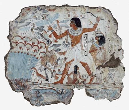 click here to view larger image of Nebamun Hunting in the Marshes (chart)