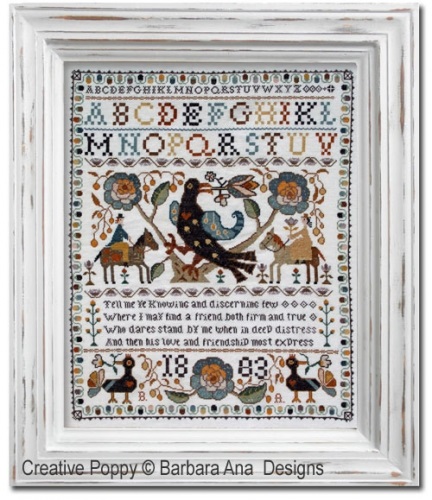 click here to view larger image of Portuguese Bird Sampler (chart)