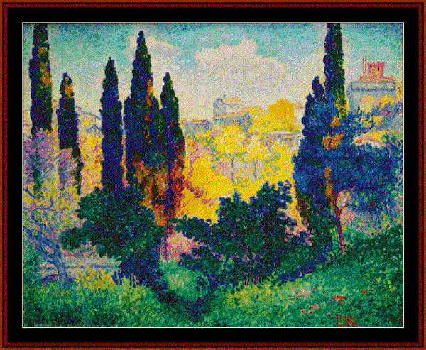 click here to view larger image of Cypresses at Cagnes (chart)