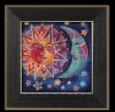 click here to view larger image of Sun and Moon (counted cross stitch kit)