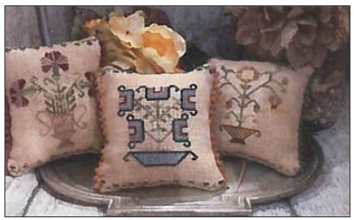 click here to view larger image of Flower Pot Pillows (chart)