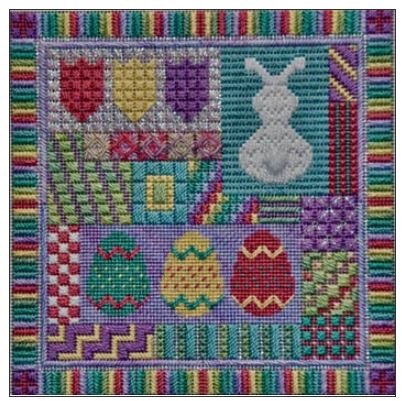 click here to view larger image of Holiday Delights - Easter (counted canvas chart)
