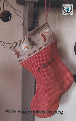 click here to view larger image of Happy Holiday Stocking (chart)