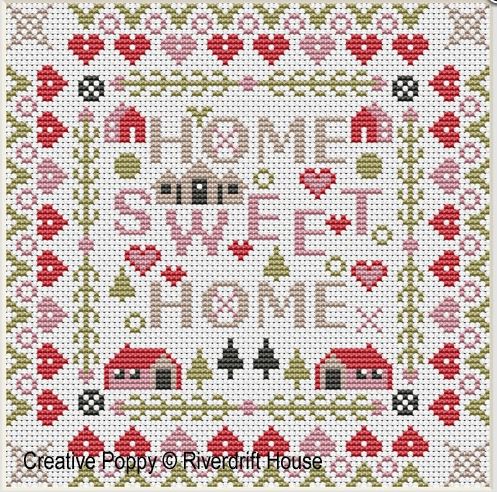 click here to view larger image of Mini Home Sweet Home (counted cross stitch kit)