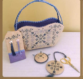 click here to view larger image of Arabesque Sewing Set (chart)