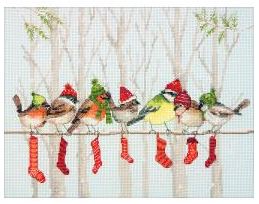 click here to view larger image of Winter Gathering (counted cross stitch kit)