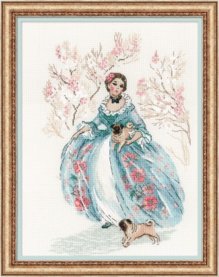 click here to view larger image of Rococo - Stroll (counted cross stitch kit)