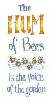 click here to view larger image of Hum Of Bees, The (14ct Aida) (counted cross stitch kit)