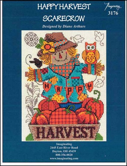 click here to view larger image of Happy Harvest Scarecrow (chart)