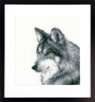click here to view larger image of Wolf (counted cross stitch kit)