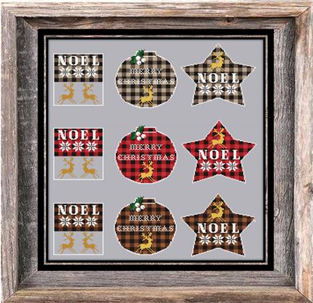 click here to view larger image of Rustic Christmas Series - Triplets (chart)
