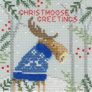 click here to view larger image of Christmas Moose (chart)